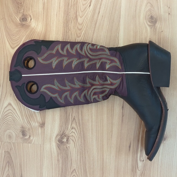 Vintage Tony Lama Square Toe Boots - Picture 3 of 13